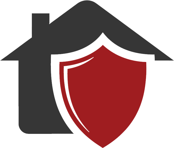 Roof Icon With Shield